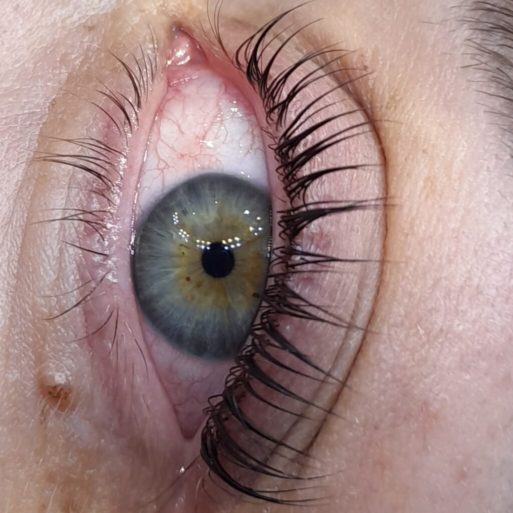 Resultado de lash lifting aplicado - Cílios naturalmente elevados e curvados - Jessica Sepe Estética e Beleza