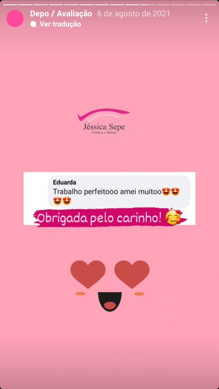 Depoimento - Jessica Sepe Estética
