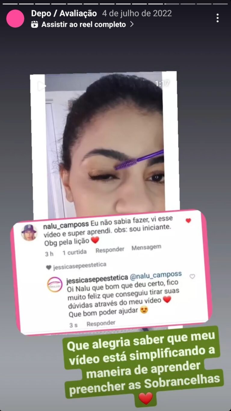 Depoimento - Jessica Sepe Estética