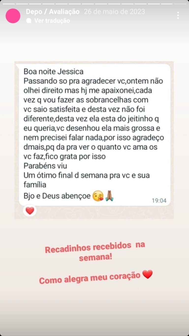 Depoimento - Jessica Sepe Estética