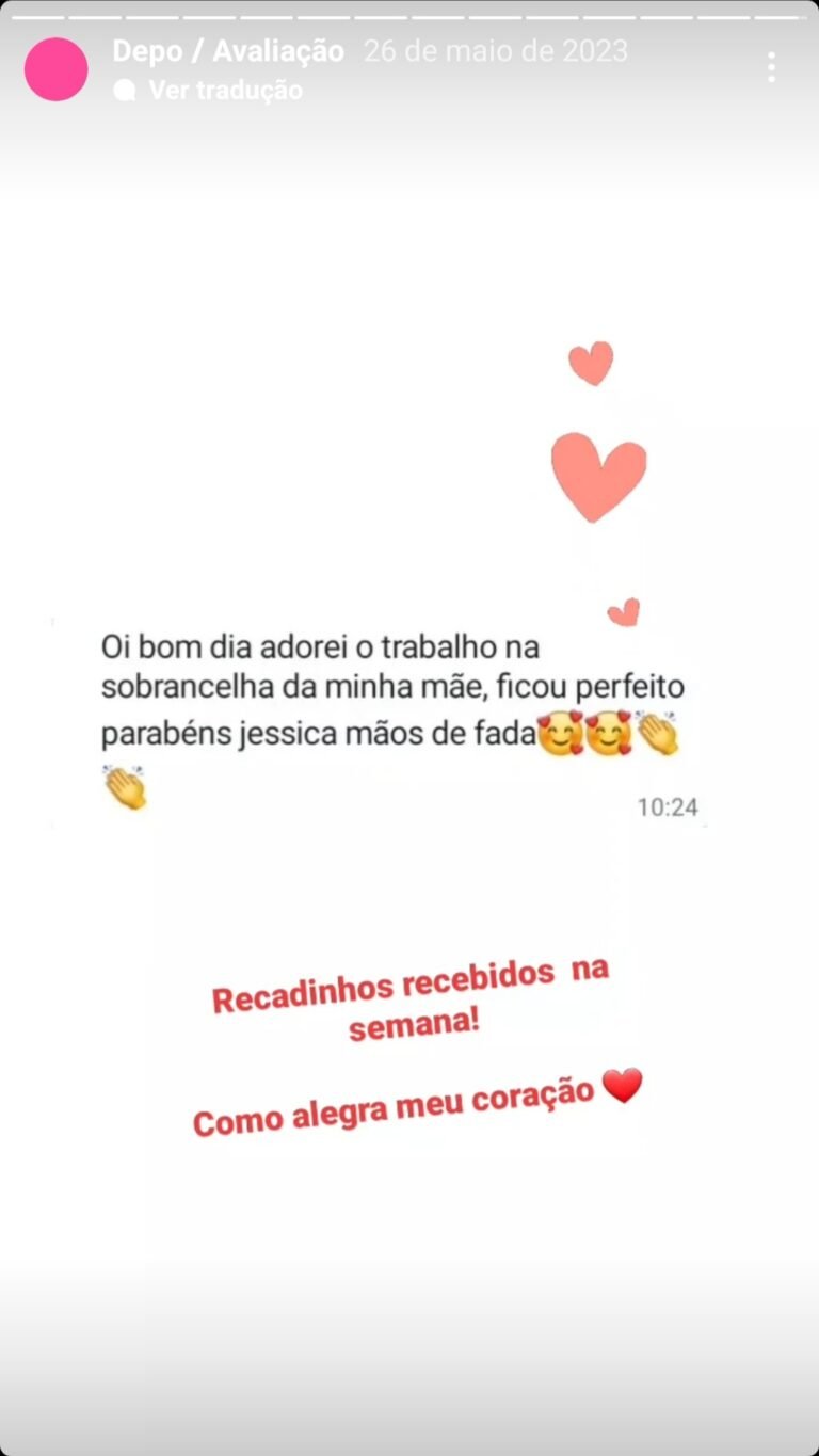 Depoimento - Jessica Sepe Estética